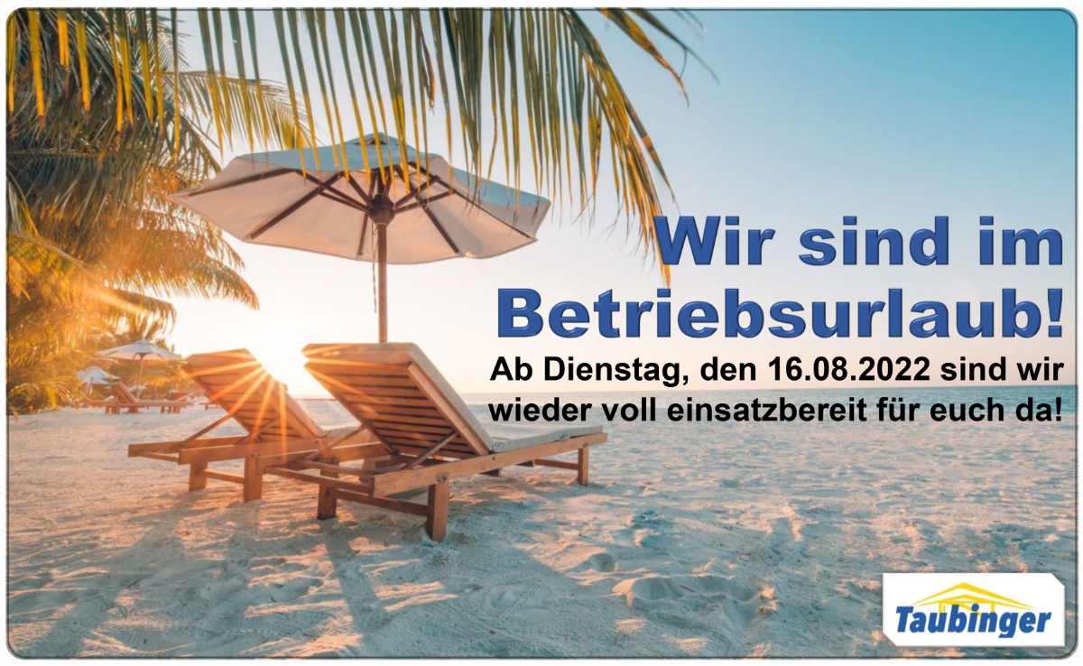 Sommerurlaub Homepage TAUBINGER